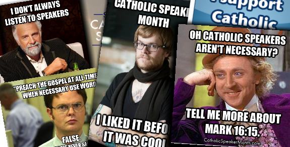 Catholic Speaker Month Badges
