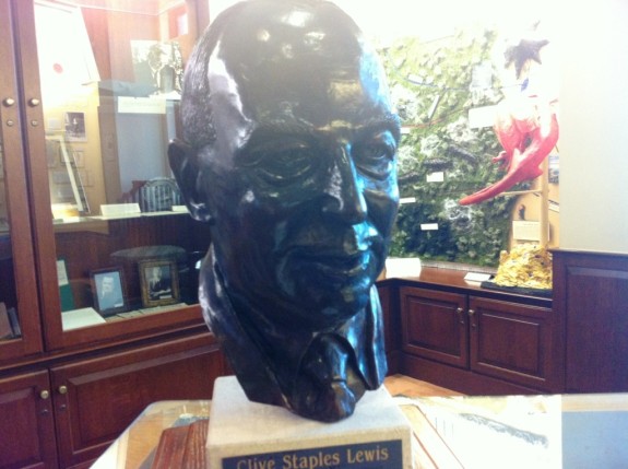 An elegant bust of Lewis.