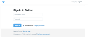 Twitter Sign-In