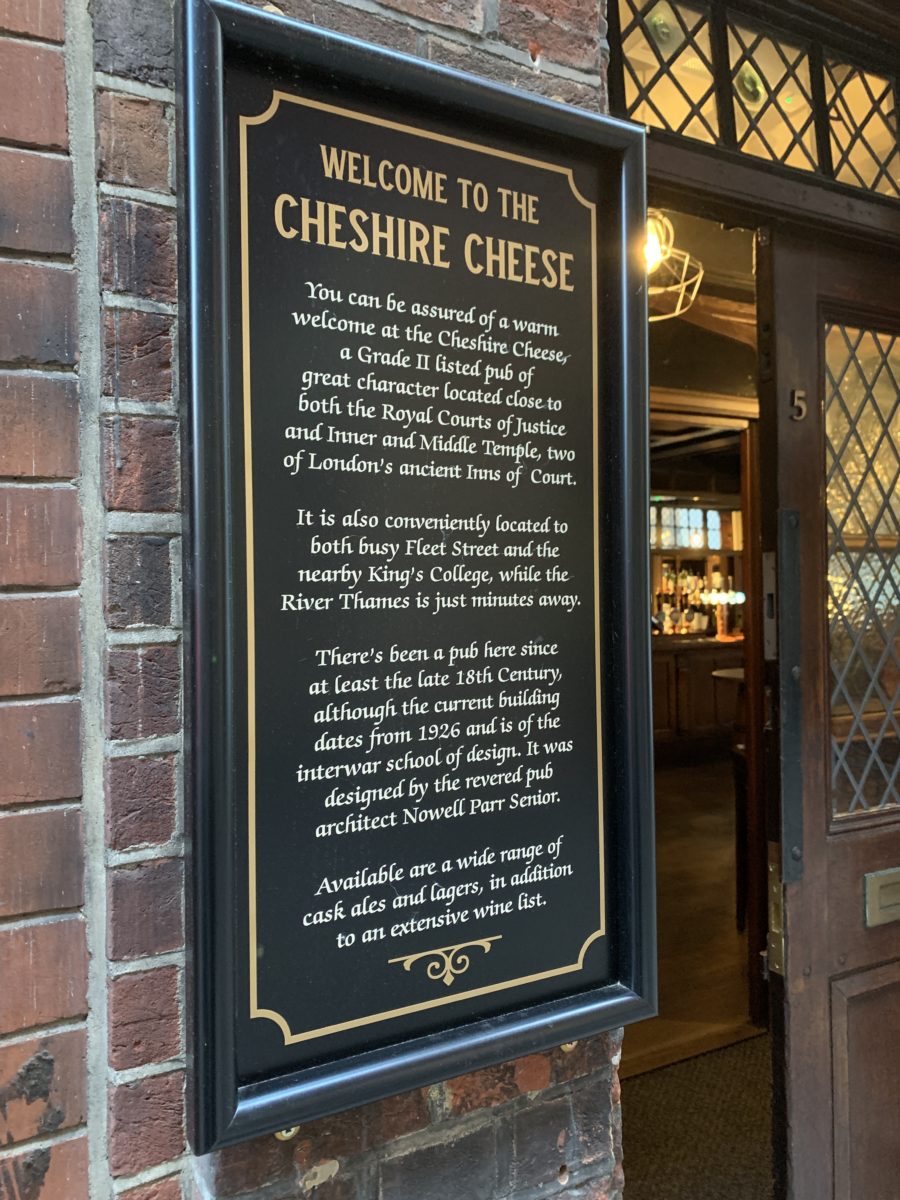 The Cheshire Cheese Pub
