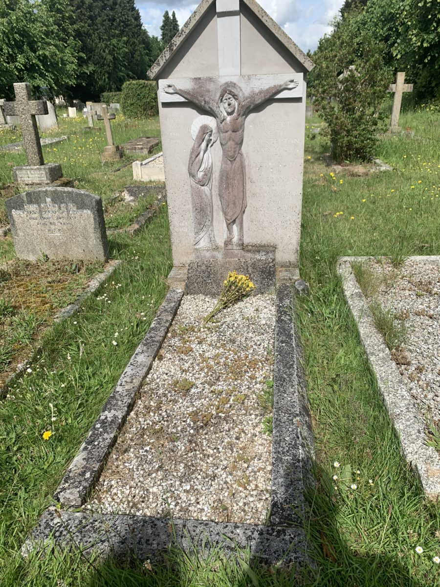 G.K. Chesterton's grave in Beaconsfield