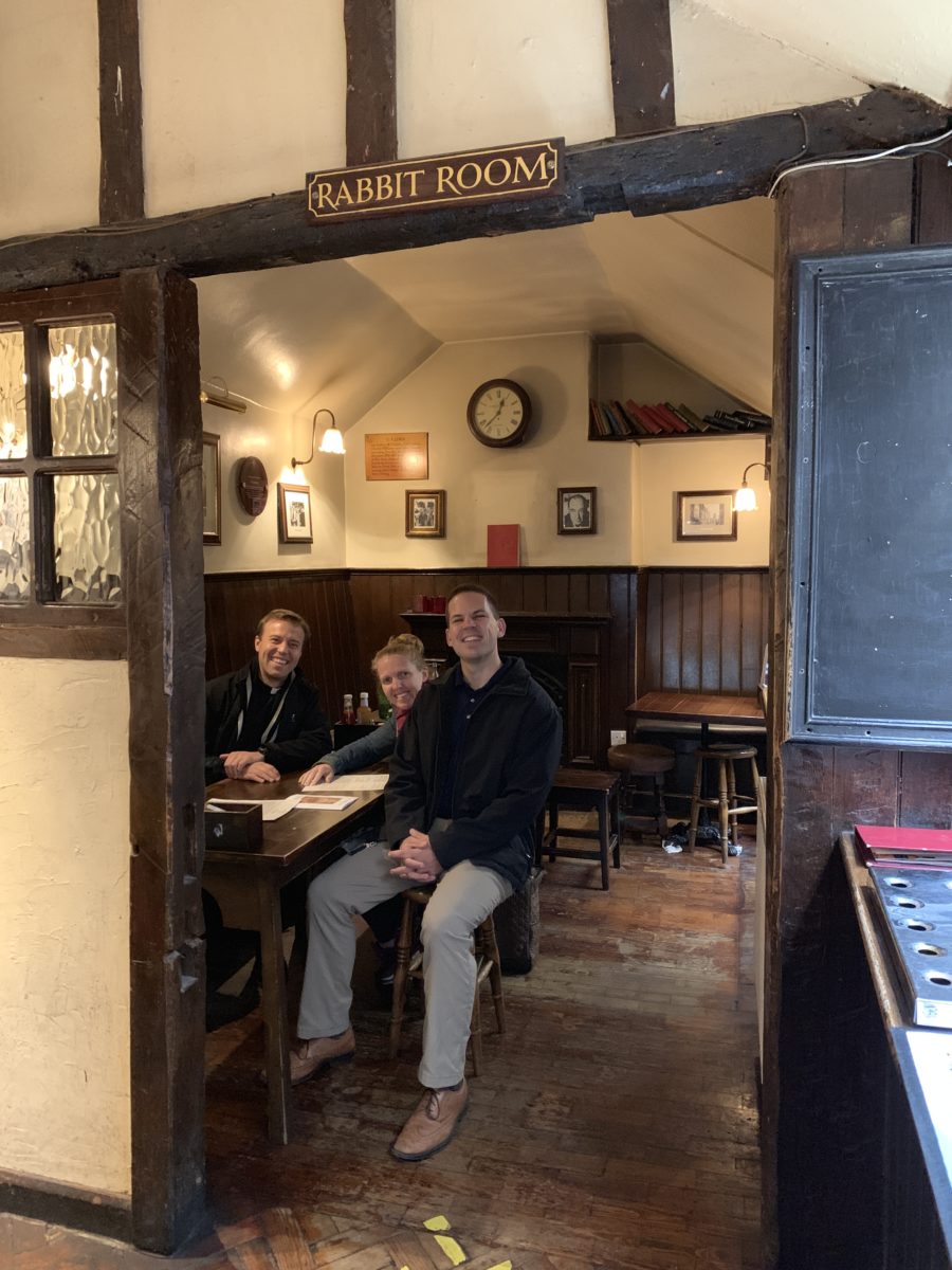 The Rabbit Room in The Eagle and Child Pub, where the Inklings met each week