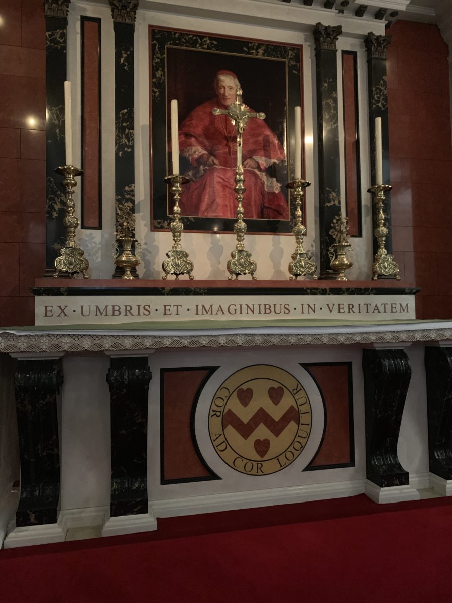 Shrine to John Henry Newman at the Brompton Oratory (aka London Oratory)