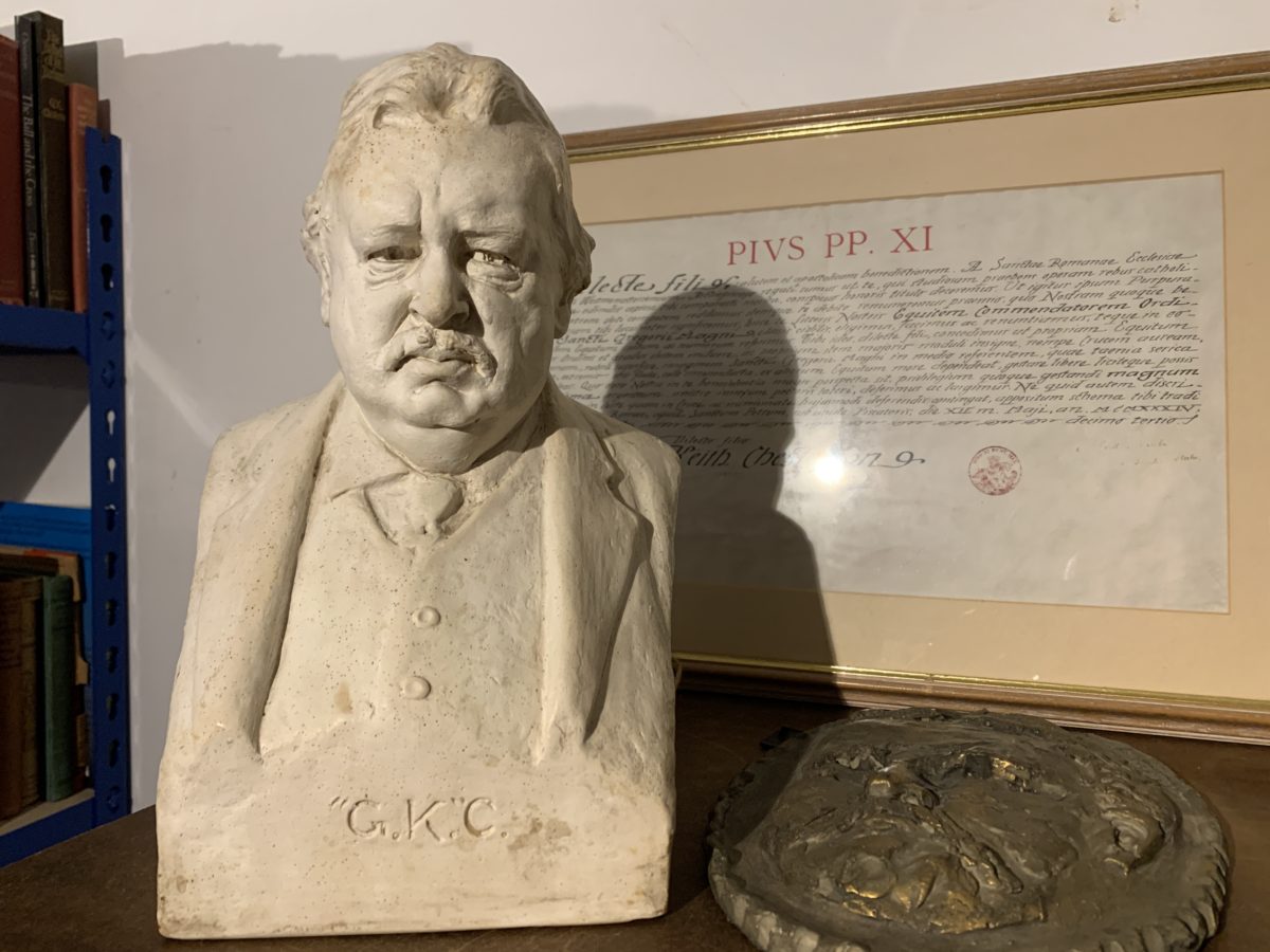 Statue of G.K. Chesterton