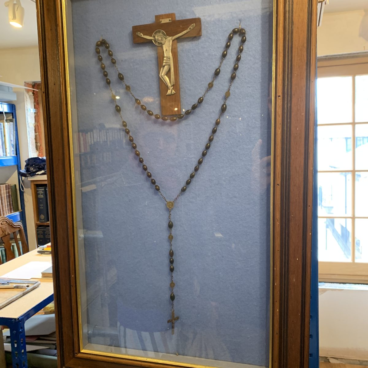 G.K. Chesterton's rosary and crucifix