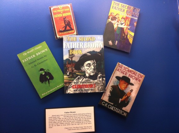 They had a nice display dedicated to Chesterton's mystery stories.