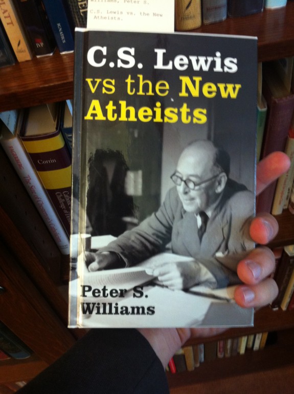 This book, titled C.S. Lewis vs. the New Atheists, looked really interesting. I bought a copy once I arrived home. Two of my great interests: Lewis and atheism.
