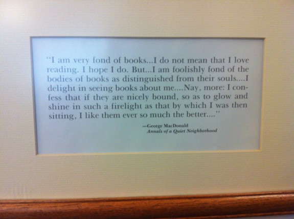 This sign, posted at the exit of the Reading Room, sums up my experience there.