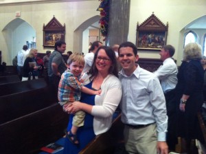 Hanging out with Bonnie Engstrom and her son, James Fulton, who was miraculously healed at birth.